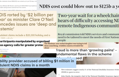 NDIS headlines