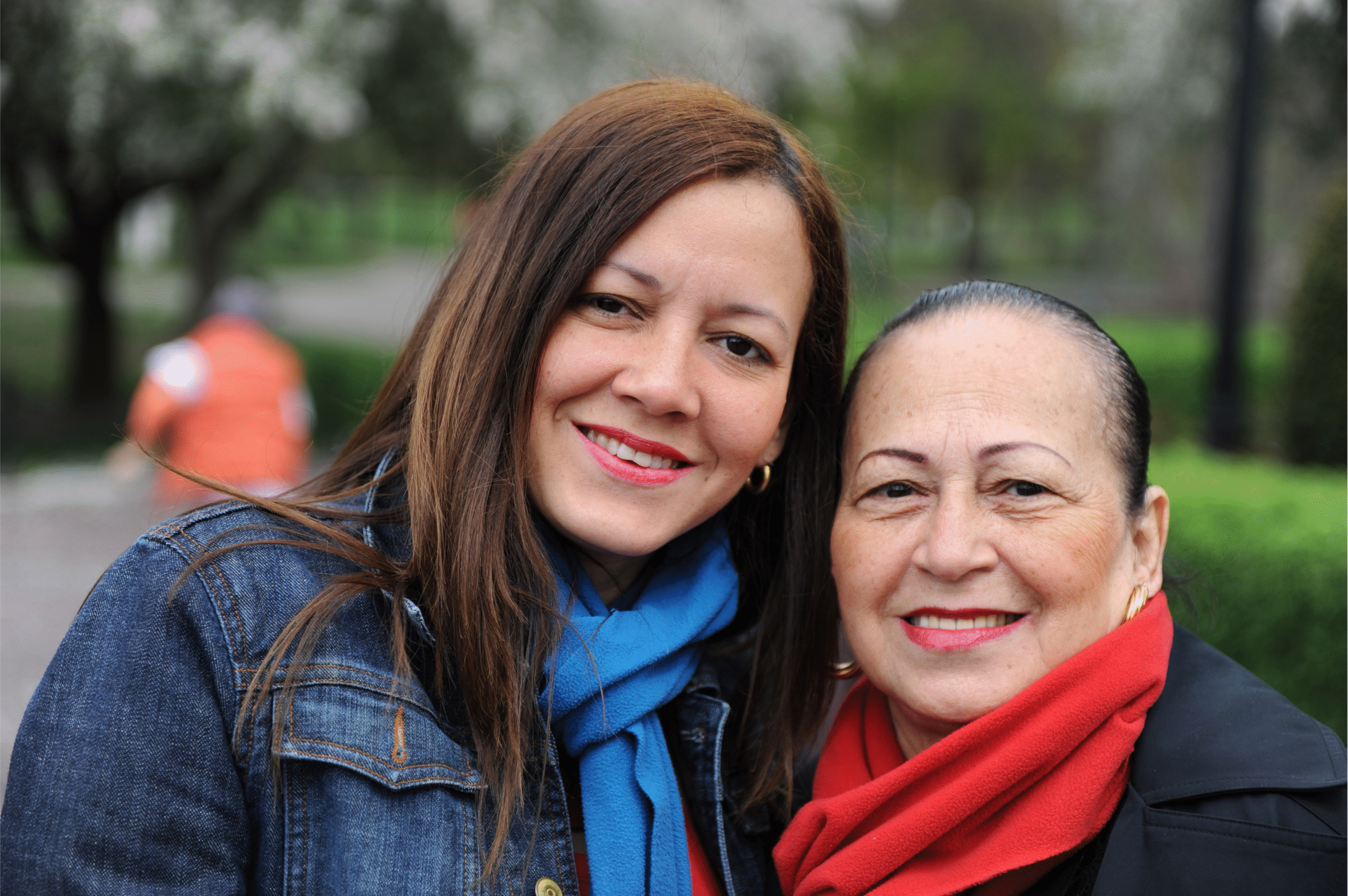 Canva elderly woman with female carer hispanic scaled