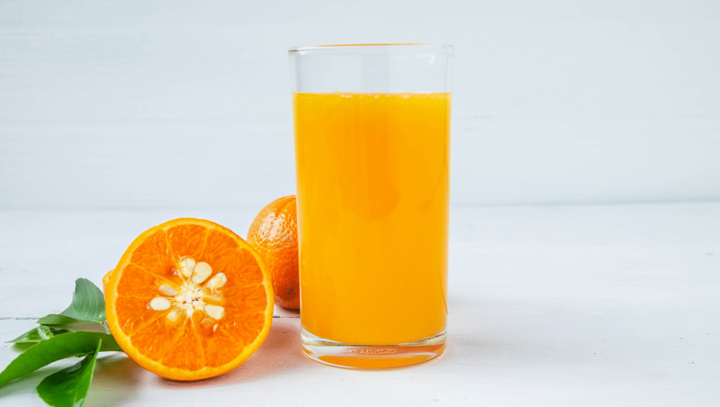 1. Best healthy juices for older people orange juice
