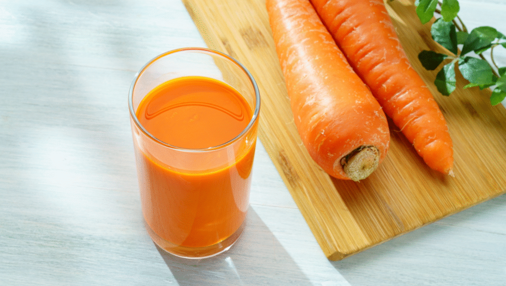 2. Best healthy juices for older people carrot juice