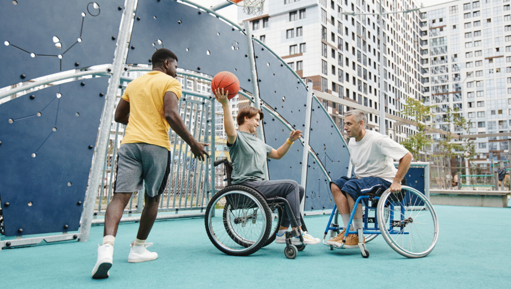 adaptive sports support worker