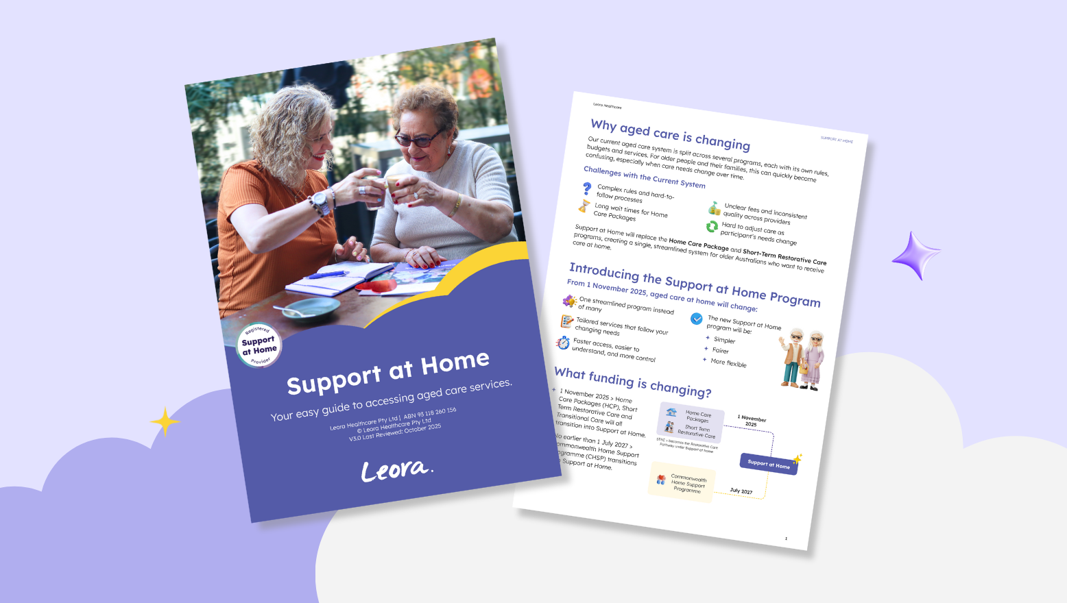 Read the Leora Support at Home Guide