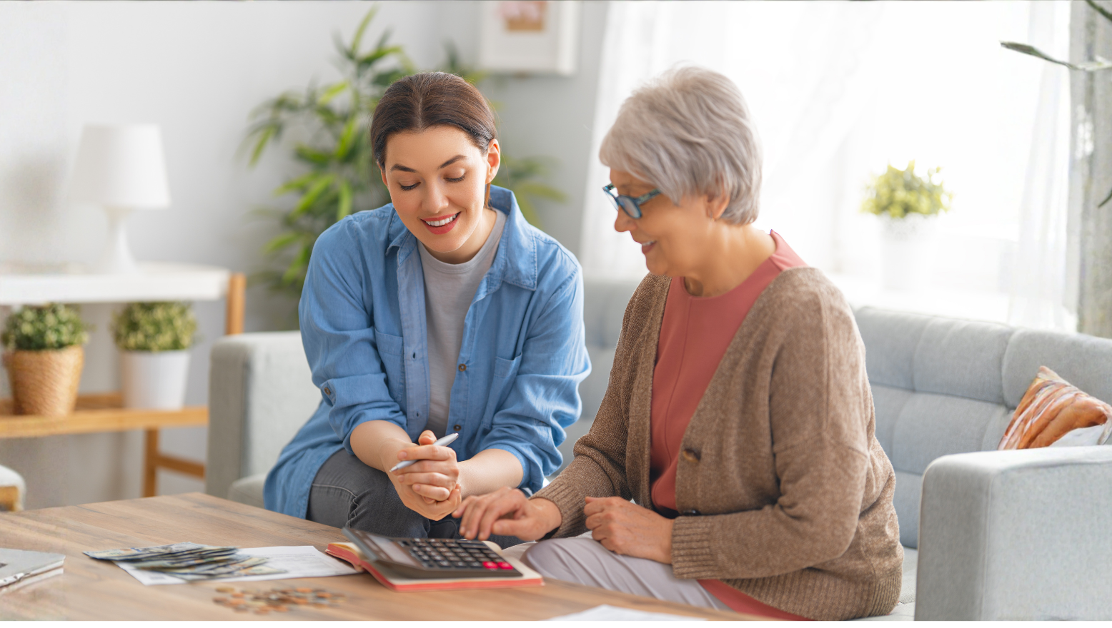 How do Support at Home quarterly budgets work? 