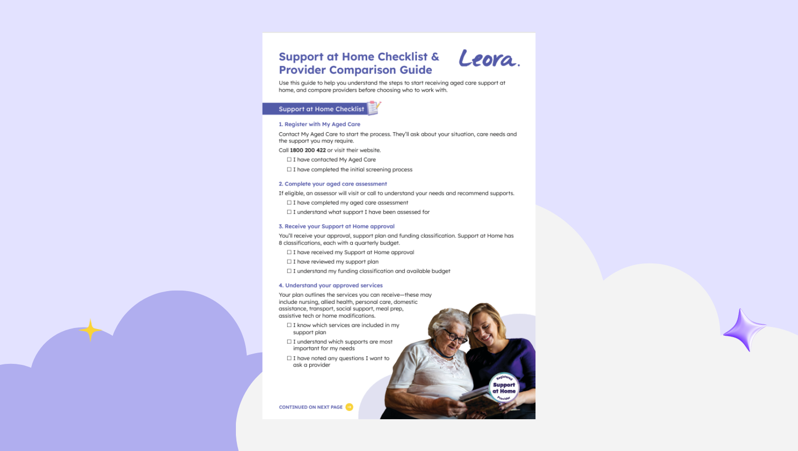 Leora Healthcare Aged Care Provider Comparison Checklist.pdf 1